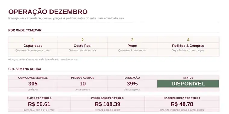 Ferramenta Operação Dezembro aberta no computador